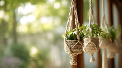 Macrame plant hanger diy tutorial indoor plants hanging planters home decor ideas bohemian style gardening tips
