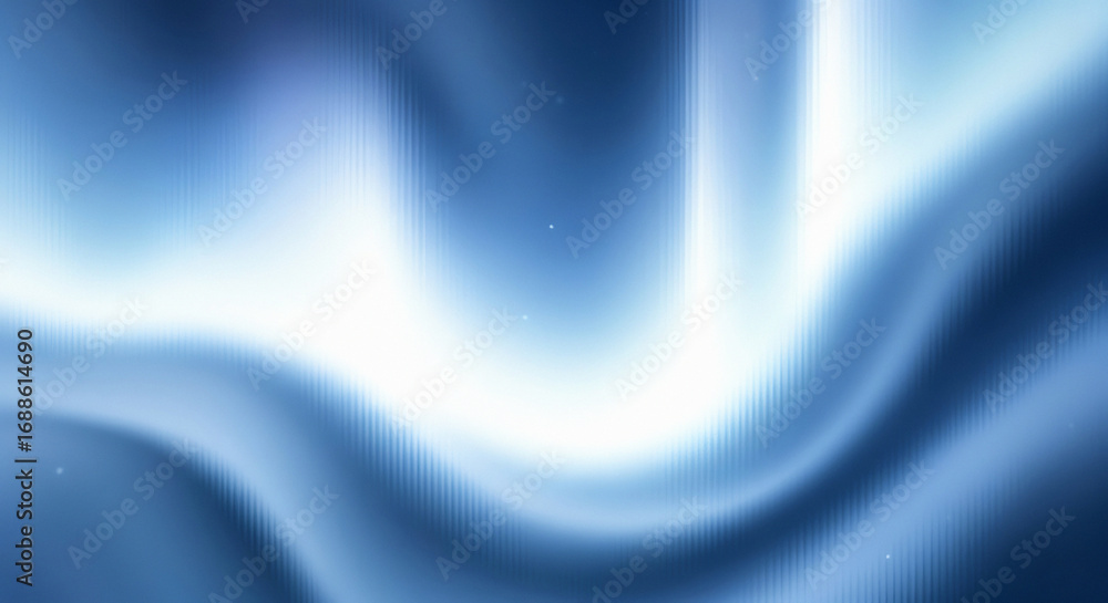 Poster abstract blue and white flowing energy waves a mesmerizing gradient background for creative digital 