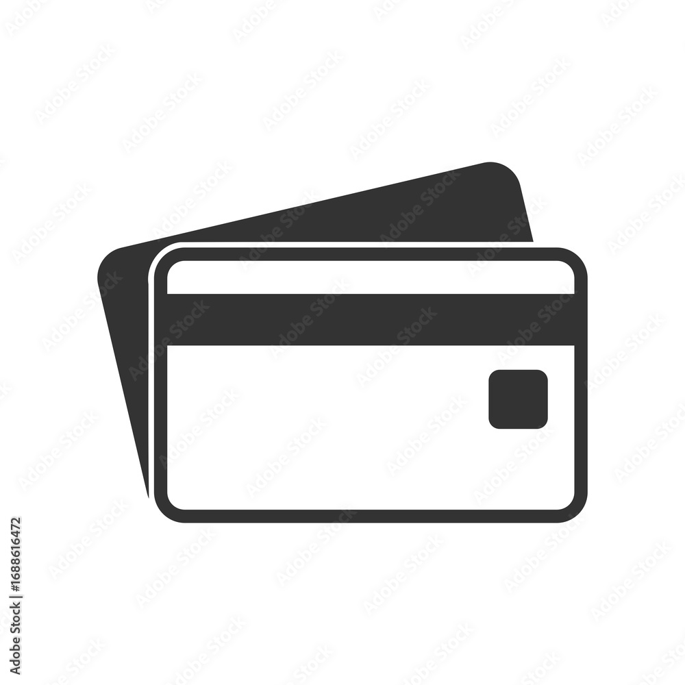 Poster payment methods icon isolated on transparent background