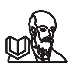 Saint Paul Vector Line Icon Design