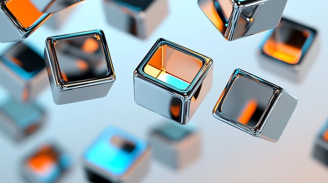 A colorful toy computer circuit board is the concept of a business education game on a blue background