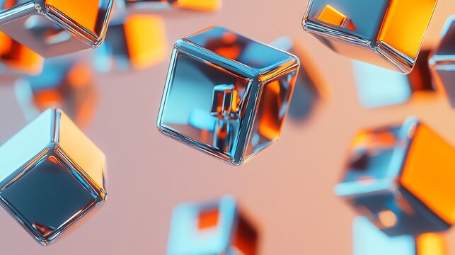 A colorful toy computer circuit board is the concept of a business education game on a blue background - Powered by Adobe