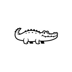 Smiling Croc's Silhouette