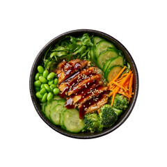 Teriyaki Chicken and Vegetable Bowl - Healthy Asian Fusion Cuisine