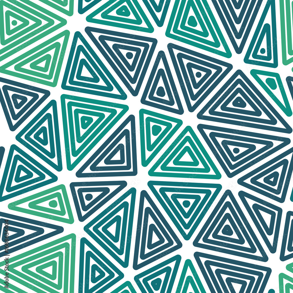 Aufkleber minimalistic triangles background. big shape size. multiple repeated inner triangles. multiple color
