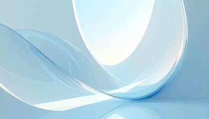 abstract 3d crystal fluid background