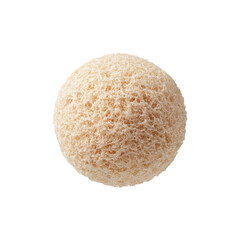 Close-up of a Natural Konjac Sponge for Facial Cleansing
