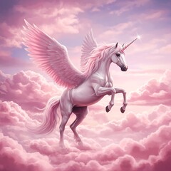 Fototapeta premium Celestial Ballet of Rose and Light