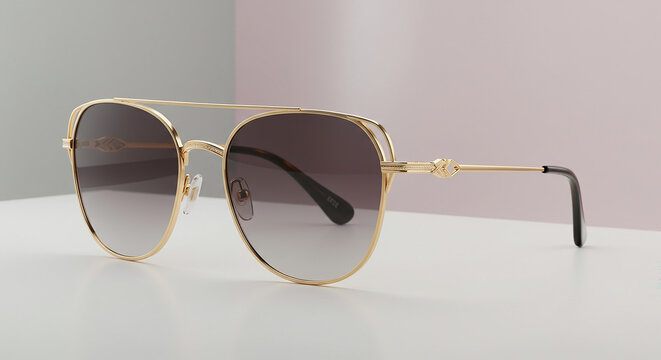 sunglasses on a white background