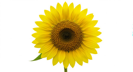 Fototapeta premium sunflower isolated on white background
