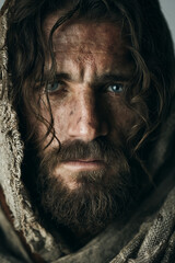 Realistic portrait of Jesus Christ