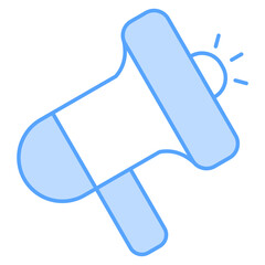 Marketing Blue And White Color Icon Element For Design