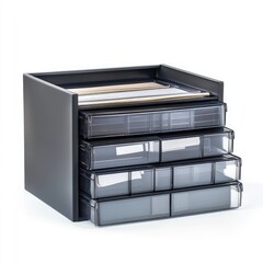 High Quality Image of a Photo Organization, Isolated on a White Background