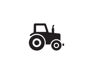 Tractor silhouette icon vector design illustration