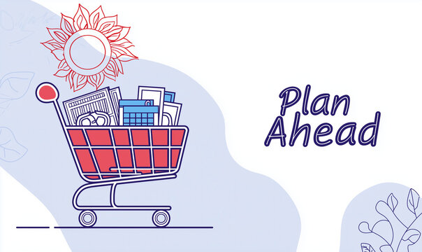 Grocery shopping tips for sustainable food waste reduction urban environment digital infographic informative viewpoint