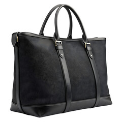 Naklejka premium High quality black tote bag mockup with matte cotton texture and sturdy handles