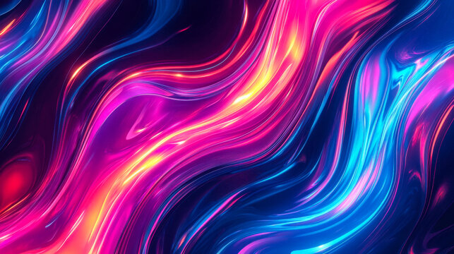 Colorful abstract background with vibrant swirls and patterns creating a cosmic feel