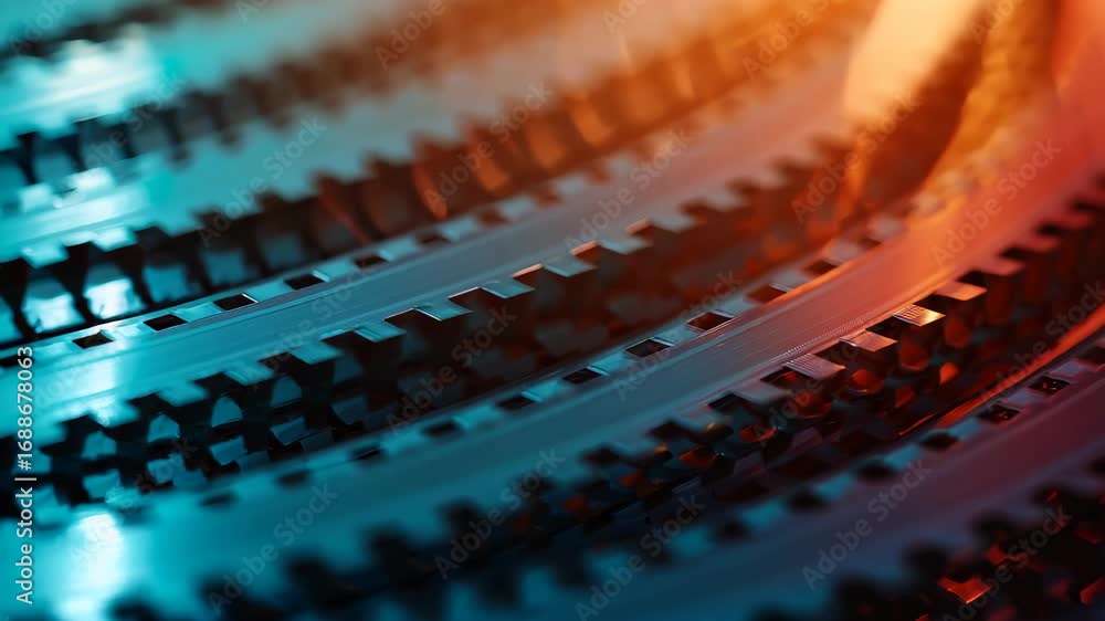 Poster a stunning abstract background featuring wavy patterns illuminated with vibrant iridescent gradient 