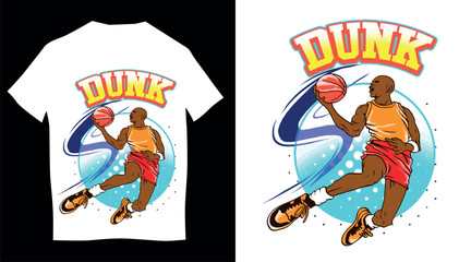 Vector Illustration of an abstract t-shirt design in background