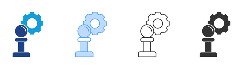 Strategy Icon Set Multiple Style Collection