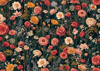 seamless floral background
