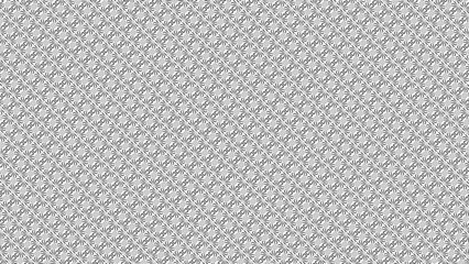 Seamless Black and White Ornamental Pattern