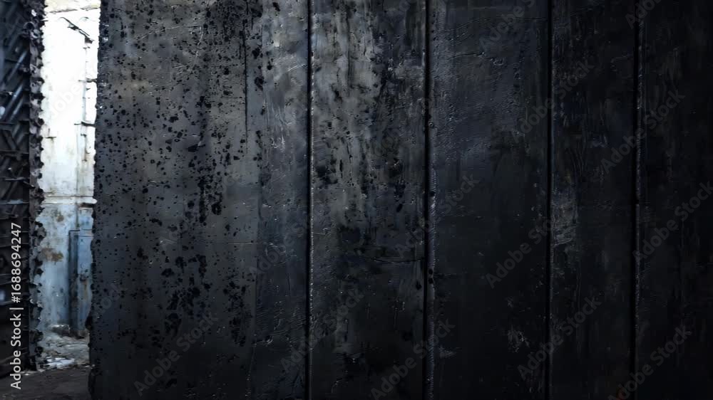 Poster this image features a textured dark background showcasing subtle patterns and wood grain details, pe