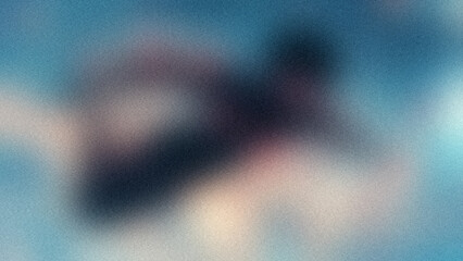 Abstract Underwater Scene: Blurred Aquatic Life