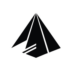 Abstract Pyramid Real Estate Logo