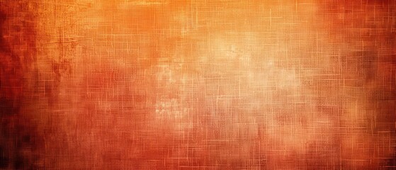 Fototapeta premium Retro red orange fabric wallpaper texture
