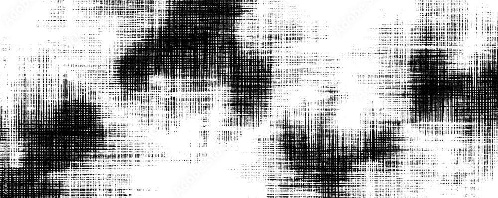 Poster monochrome abstract grunge texture art with seamless line patterns for creative design