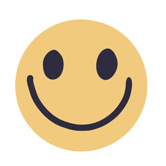 Fototapeta premium Vector illustration of a smile emoji