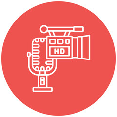 Broadcast video Icon