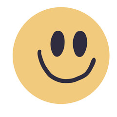 Fototapeta premium Vector illustration of a smile emoji