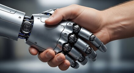 Human and Robot Handshake A Symbol of Artificial Intelligence and Future Collaboration
