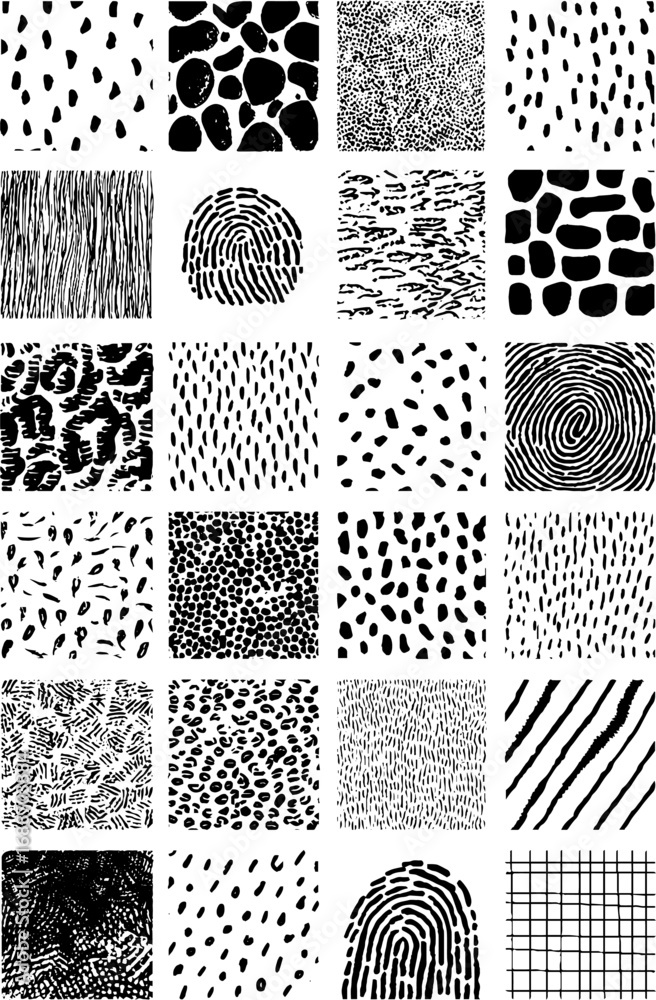 Poster abstract black and white line art patterns for modern design projects