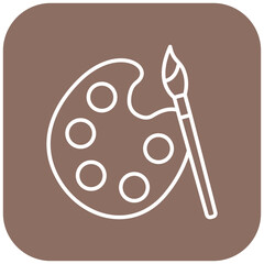 Paint palette Icon
