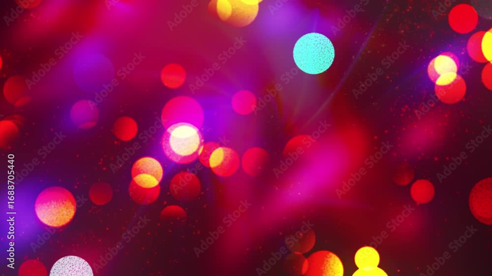 Poster bokeh with lights. computer generated 3d render