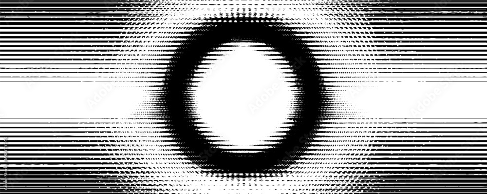 Aufkleber dynamic optical art featuring black and white line patterns for creative design projects