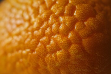 Close up texture of an orange peel