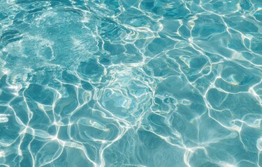 Obraz premium Rippled turquoise water surface (1)