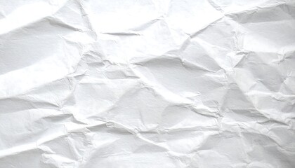 Obraz premium Crumpled white paper texture (2)