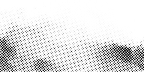 Grunge halftone gradient background. Faded grit noise texture. White and black sand wallpaper. eps10