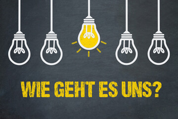 Wie geht es uns?	
