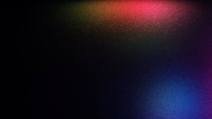 A dark, textured background with a soft, colorful light leak in the top and bottom corners, creating a modern and abstract glow, cpu light.