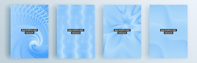 Plakat Modern abstract covers set, minimal covers design. Colorful geometric background, vector illustration.