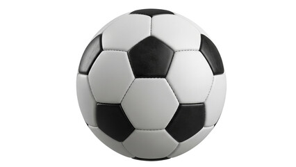 Fototapeta premium Classic Football Sports Ball 3D Illustration PNG Cutout
