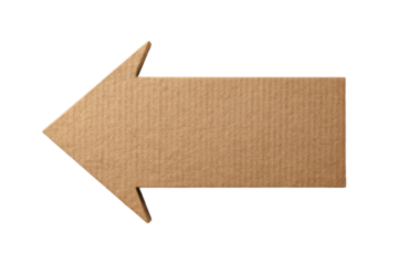 cardboard box paper arrow