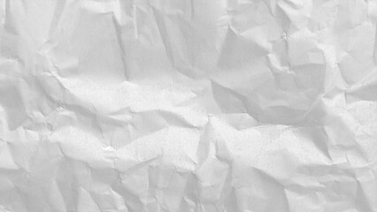 crushed crumpled and wrinkled folded white paper texture