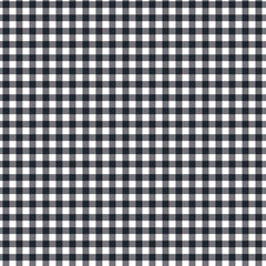 Dark Grey Gingham Checkered Pattern